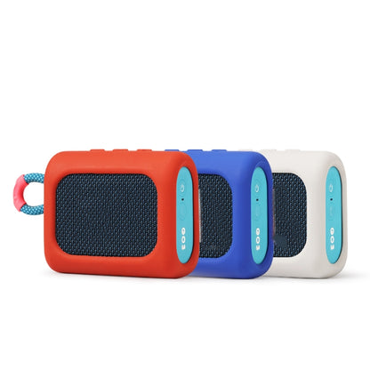 For JBL GO3 Dust-proof Silicone Case Anti-fall Speaker Case(Blue) - Protective Case by PMC Jewellery | Online Shopping South Africa | PMC Jewellery