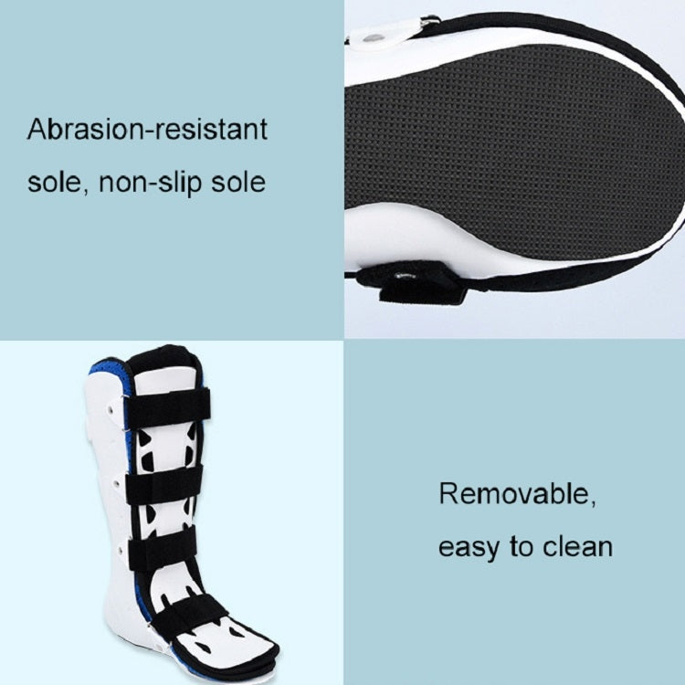 Calf Ankle Fracture Sprain Fixation Brace Plaster Shoe Foot Support Brace, Size: M Right(Long Version Without Baffle) - Mobility Aids by PMC Jewellery | Online Shopping South Africa | PMC Jewellery