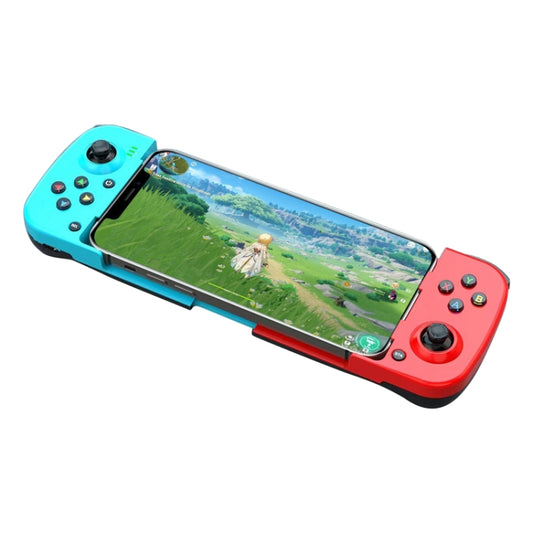 D3 Telescopic BT 5.0 Game Controller For IOS Android Mobile Phone(Red Blue) - Controller Gamepad by PMC Jewellery | Online Shopping South Africa | PMC Jewellery