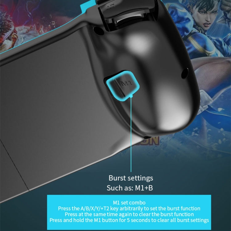D3 Telescopic BT 5.0 Game Controller For IOS Android Mobile Phone(Frosted Black) - Controller Gamepad by PMC TechLife | Online Shopping South Africa | PMC TechLife