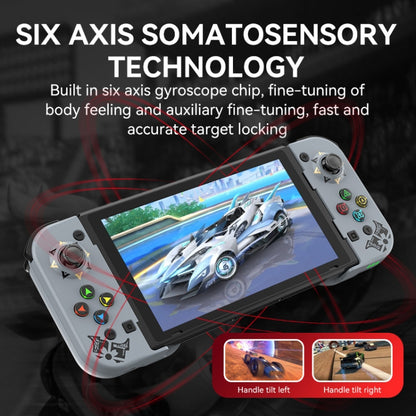 D5 Wireless Bluetooth Game Controller Joystick For IOS/Android For SWITCH/PS3/PS4(Gray) - Controller Gamepad by PMC Jewellery | Online Shopping South Africa | PMC Jewellery