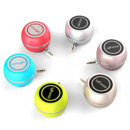 Yayusi A5 Mobile Phone Computer Plug In Audio Mini External Speaker, Color: Fantastic Silver - Mini Speaker by Yayusi | Online Shopping South Africa | PMC Jewellery