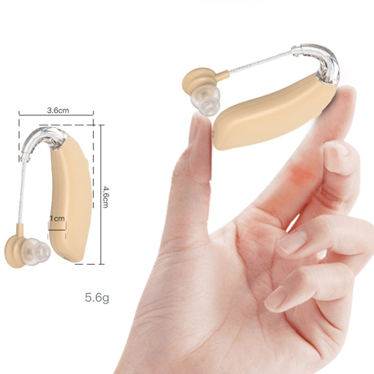 GM-301 Hearing Aid Rechargeable Sound Amplifier,Spec: With Charging Pod Blue+Black - free shipping - PMC TechLife - Order now!