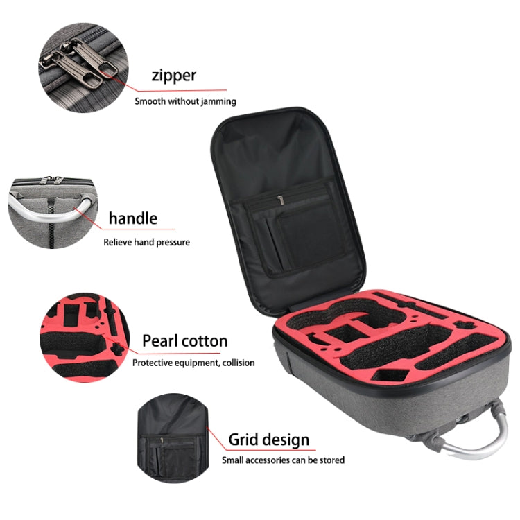 For DJI Avata Carbon Fiber Backpack Shockproof And Waterproof Bag(Black and Gray) - free shipping - PMC TechLife - Order now!
