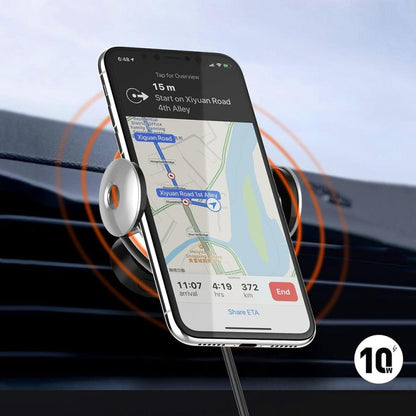 LDNIO 15W Infrared Sensor Fast Charger Car Navigation Bracket(MA02) - Wireless Charger Holders by LDNIO | Online Shopping South Africa | PMC Jewellery | Buy Now Pay Later Mobicred