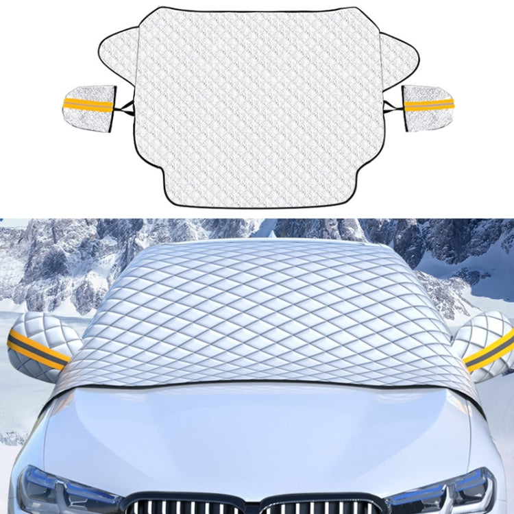 SUITU R-3945 Car Winter Front Glass Snow Shield Defrost Sunshade Thickened Car Clothing, Style: Non-magnet With Earmuffs - Window Foils & Solar Protection by SUITU | Online Shopping South Africa | PMC Jewellery