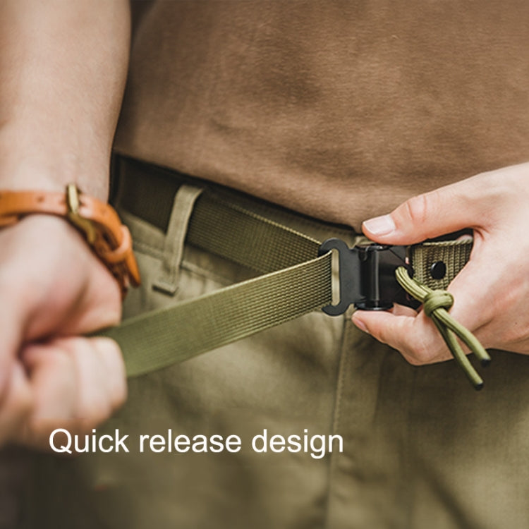 Maden S2101090 Fast Tripping Parachute Knot Male Belt, Size: Free Code(Army Green) - Belts by PMC Jewellery | Online Shopping South Africa | PMC Jewellery