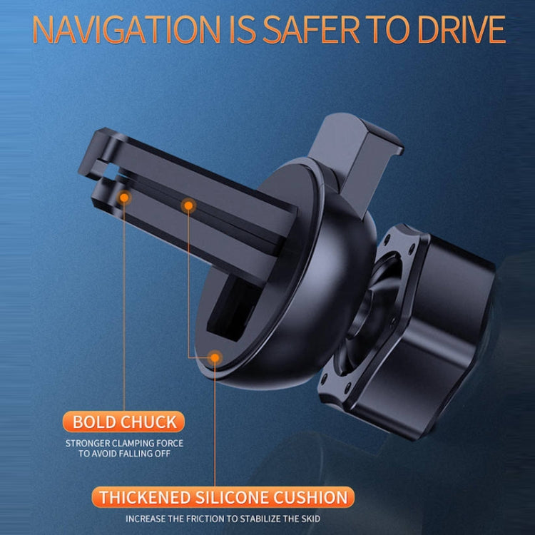 Q3 Infrared Induction Magnetic Car Wireless Charging Phone Bracket with Micro USB + 8 Pin + Type-C / USB-C Magnetic Connector(Black) - free shipping - PMC TechLife - Order now!