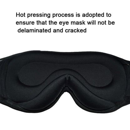 Bluetooth5.0 Sleep Eye Mask 3D Wireless Music Sleep Headphones(Black) - Eye Masks by PMC Jewellery | Online Shopping South Africa | PMC Jewellery