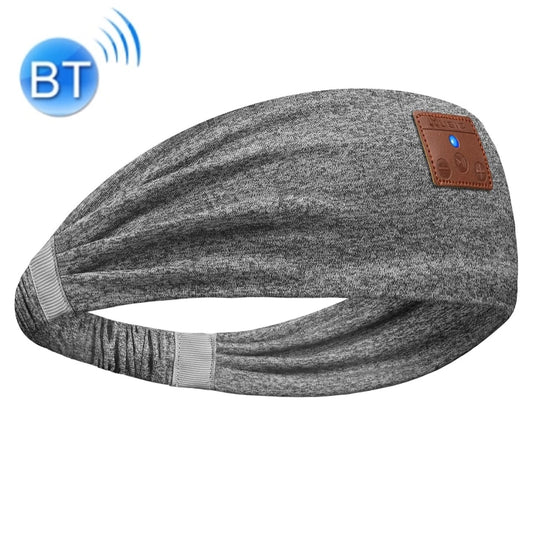 Bluetooth Headband Headphones Sleep Mask for Side Sleeper Workout Running(Hemp Gray) - Eye Masks by PMC Jewellery | Online Shopping South Africa | PMC Jewellery