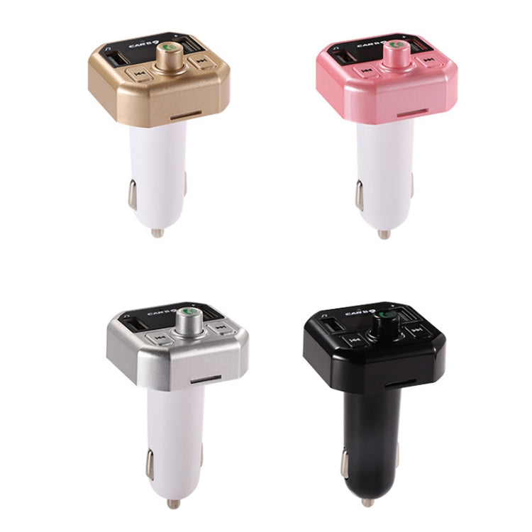 B9 Smart Digital Display Dual USB Bluetooth Car Charger with Hands-free Call Function(Gold) - Car Charger by PMC TechLife | Online Shopping South Africa | PMC TechLife