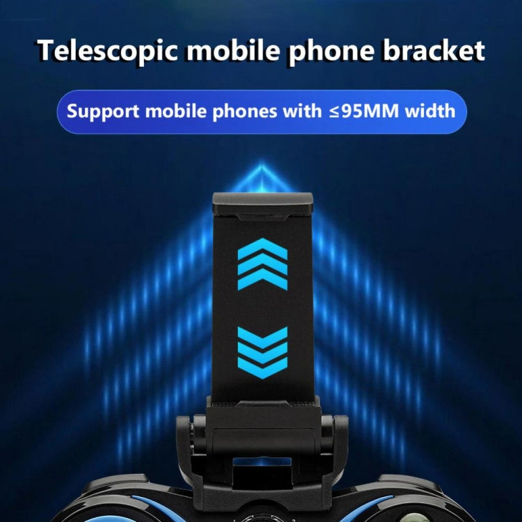 VR SHINECON S9 For Android/iOS Phones Wireless Bluetooth Direct Play Game Handle With Holder(Blue Black) - free shipping - PMC TechLife - Order now!