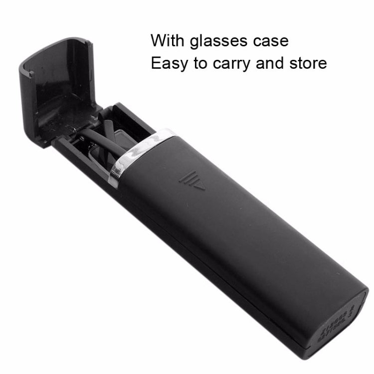 TR90 Seniors Clear Glasses With Portable Case Lightweight Presbyopic Glasses, Degree: +2.50(Brown) - Presbyopic Glasses by PMC Jewellery | Online Shopping South Africa | PMC Jewellery | Buy Now Pay Later Mobicred