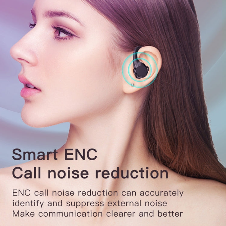 AX9 Noise Reduction Digital Display With Charging Bin Bluetooth Headset(Black) - Bluetooth Earphone by PMC TechLife | Online Shopping South Africa | PMC TechLife