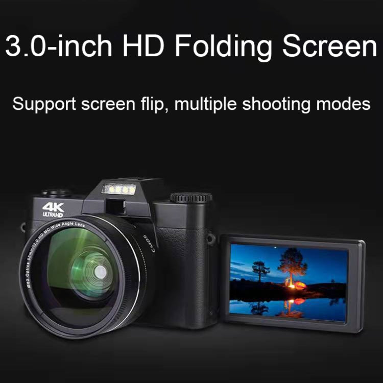 R10 4K HD 48MP Retro Foldable Screen Digital Camera(Simple Version) - Children Cameras by PMC TechLife | Online Shopping South Africa | PMC TechLife
