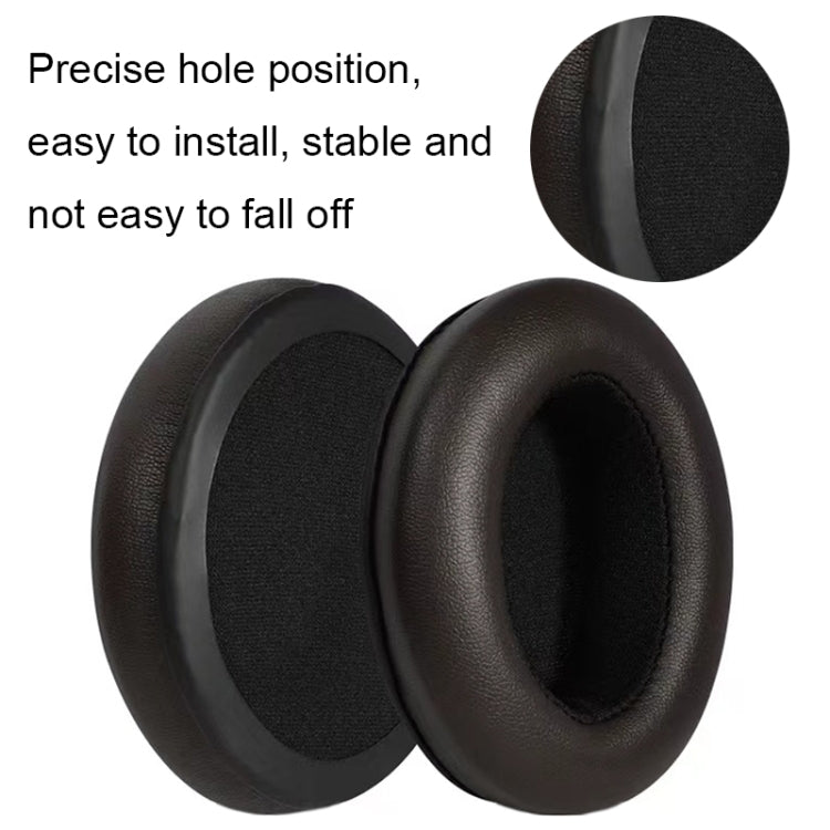 For Sennheiser Momentum 1pair Soft Comfortable Headset Sponge Cover, Color: Black Protein - Earmuff & Pad by PMC TechLife | Online Shopping South Africa | PMC TechLife