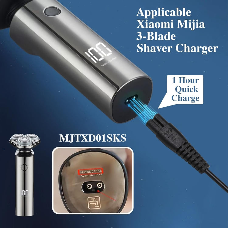 For Xiaomi Mijia MJTXD01SKS Electric Shaver USB Charging Cable Power ,Spce:  2pcs Cable+CN Plug - free shipping - PMC TechLife - Order now!