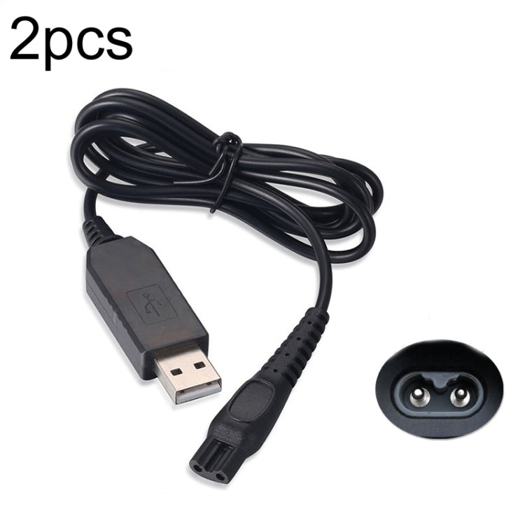2pcs HQ8505 15V Shaver USB Charger Power Cord For PHILIPS HQ7120 HQ8830 PT730 AT757 RQ1060 - free shipping - PMC TechLife - Order now!