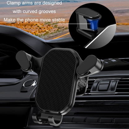 Car Air Outlet Upside-down Hook Strong Mobile Phone Holder(High-grade Black) - Car Holders by PMC Jewellery | Online Shopping South Africa | PMC Jewellery