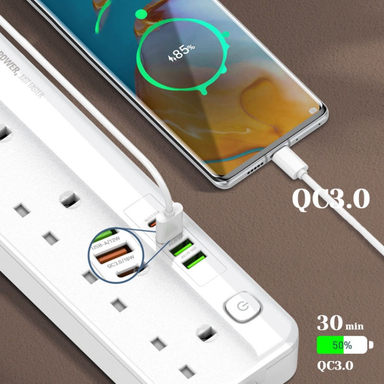 LDNIO 5+4 Ports Multifunctional Travel Home Office Fast Charging Socket(UK Plug) - Extension Socket by LDNIO | Online Shopping South Africa | PMC Jewellery | Buy Now Pay Later Mobicred