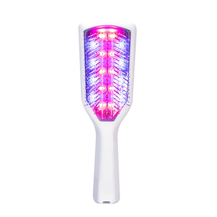 KAKUSAN KKS-203 Red Light Vibration Hair Comb Light Therapy Scalp Massage Instrument(White) - Hair Care by KAKUSAN | Online Shopping South Africa | PMC Jewellery | Buy Now Pay Later Mobicred