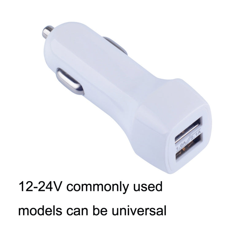 522AL Fast Charging With Cable Car Charging, Output Interface: 8 Pin (White) - Car Charger by PMC TechLife | Online Shopping South Africa | PMC TechLife