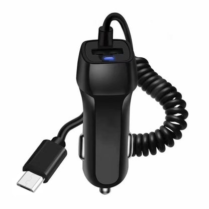 522AL Fast Charging With Cable Car Charging, Output Interface: Micro USB (Black) - Car Charger by PMC Jewellery | Online Shopping South Africa | PMC Jewellery