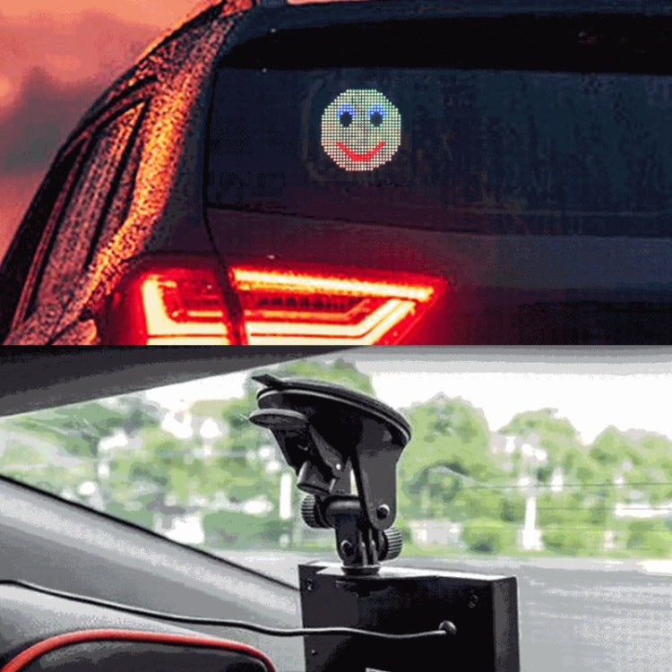 P4-32x32 RGB Full Color Emoji Picture LED Car Display Wireless Transmission Wifi Custom - Car Monitor by PMC Jewellery | Online Shopping South Africa | PMC Jewellery