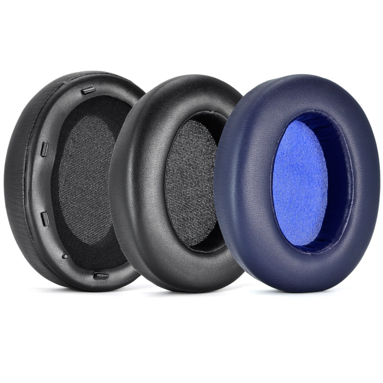 For Sony WH-XB910N XB910N 2pcs Headset Earmuffs Sponge Cover(Blue) - Earmuff & Pad by PMC Jewellery | Online Shopping South Africa | PMC Jewellery