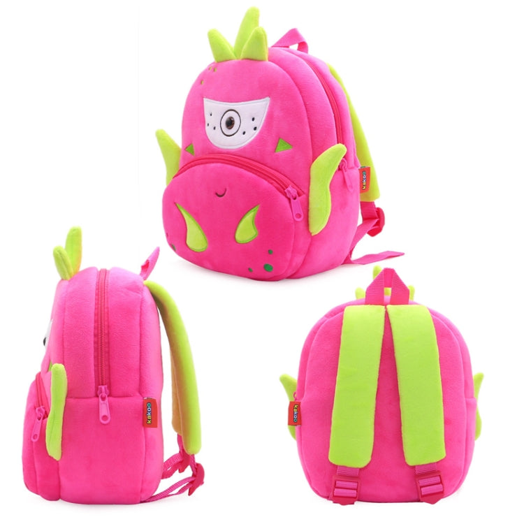 Vegetable Fruit Series Cartoon Plush Kids Backpack Children School Bags(Watermelon) - Kids Bags by PMC Jewellery | Online Shopping South Africa | PMC Jewellery