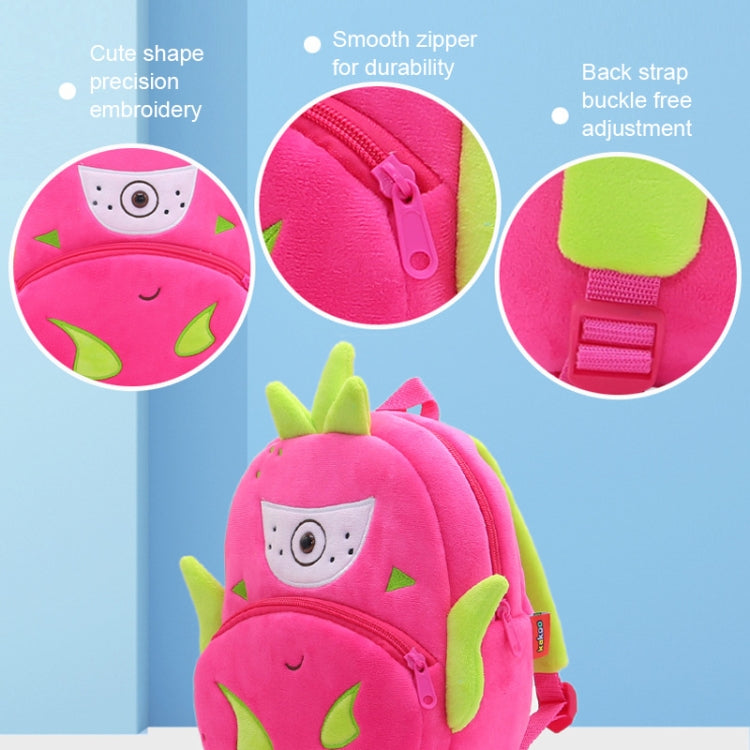 Vegetable Fruit Series Cartoon Plush Kids Backpack Children School Bags(Watermelon) - Kids Bags by PMC Jewellery | Online Shopping South Africa | PMC Jewellery