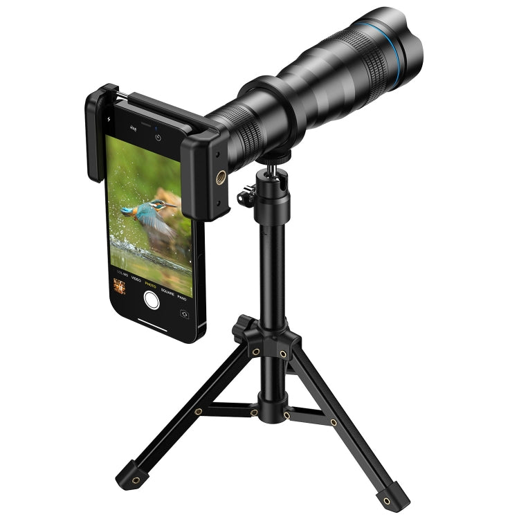 Apexel APL-36XJJ020 36X HD Telescope Universal Telephoto Phone Lens + Clip + Tripod Set - Macro & Wide-angle by APEXEL | Online Shopping South Africa | PMC Jewellery | Buy Now Pay Later Mobicred