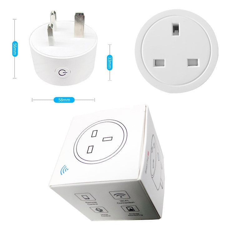 Tuya Smart App Wifi Smart Socket Phone Remote Timing Voice Switch Supports Alexa US Plug, Style: 20A Power Model - Smart Socket by PMC TechLife | Online Shopping South Africa | PMC TechLife