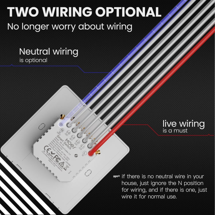 Tuya ZigBee Smart Single-fire Zero-fire Sharing Timing Voice Wall Switch EU Plug, Style: 2 Ways (Gray Scene Casual Post) - Smart Switch by PMC TechLife | Online Shopping South Africa | PMC TechLife