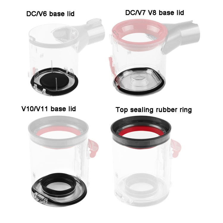 For Dyson V6 Dust Bin Base Lid Vacuum Cleaner Replacement Accessories - free shipping - PMC TechLife - Order now!