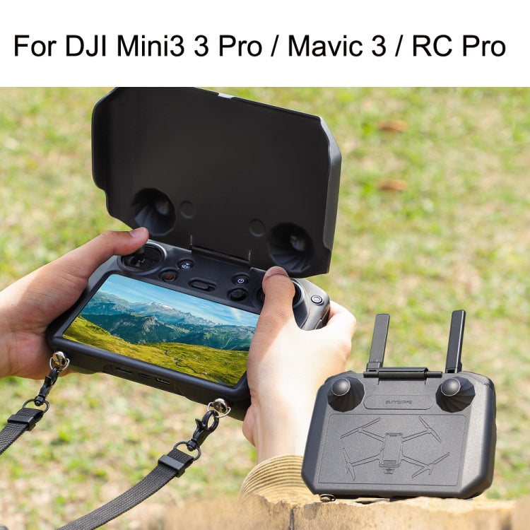 Sunnylife YK558 With Screen Remote Control Shielding Protection Cover For DJI Mini 3 / 3 Pro / Mavic 3 / RC Pro(Black) - Other by Sunnylife | Online Shopping South Africa | PMC Jewellery | Buy Now Pay Later Mobicred