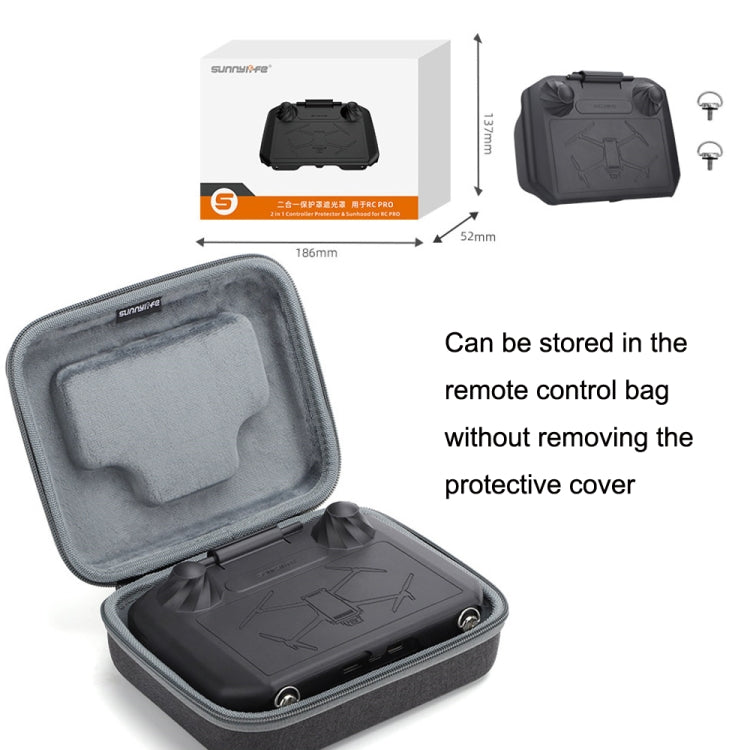 Sunnylife YK558 With Screen Remote Control Shielding Protection Cover For DJI Mini 3 / 3 Pro / Mavic 3 / RC Pro(Black) - Other by Sunnylife | Online Shopping South Africa | PMC Jewellery | Buy Now Pay Later Mobicred