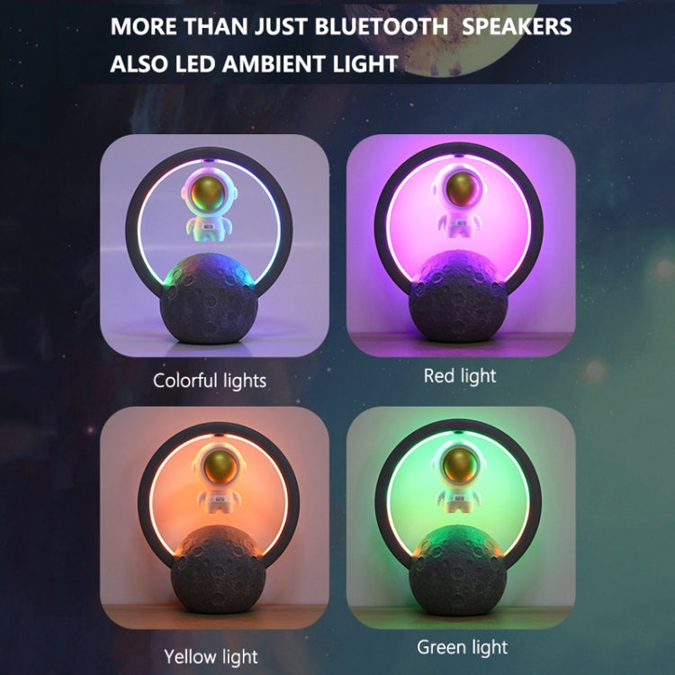 Y-598 Suspended Astronaut Bluetooth Speaker RGB Light Subwoofer Ornament,Spec: 598A Golden+Gift Bag - Desktop Speaker by PMC Jewellery | Online Shopping South Africa | PMC Jewellery