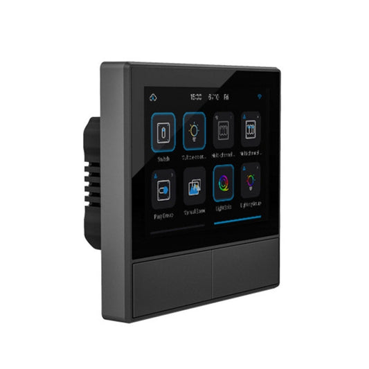 Sonoff NSPanel WiFi Smart Scene Switch Thermostat Temperature All-in-One Control Touch Screen, EU Plug(Black) - Smart Switch by Sonoff | Online Shopping South Africa | PMC Jewellery | Buy Now Pay Later Mobicred