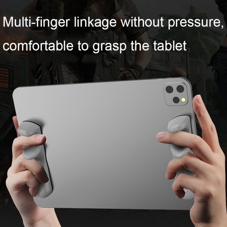 Tablet Stand Silicone Handle Grip Portable Tablet PC Gaming Auxiliary Finger(Gray) - Controller Gamepad by PMC Jewellery | Online Shopping South Africa | PMC Jewellery