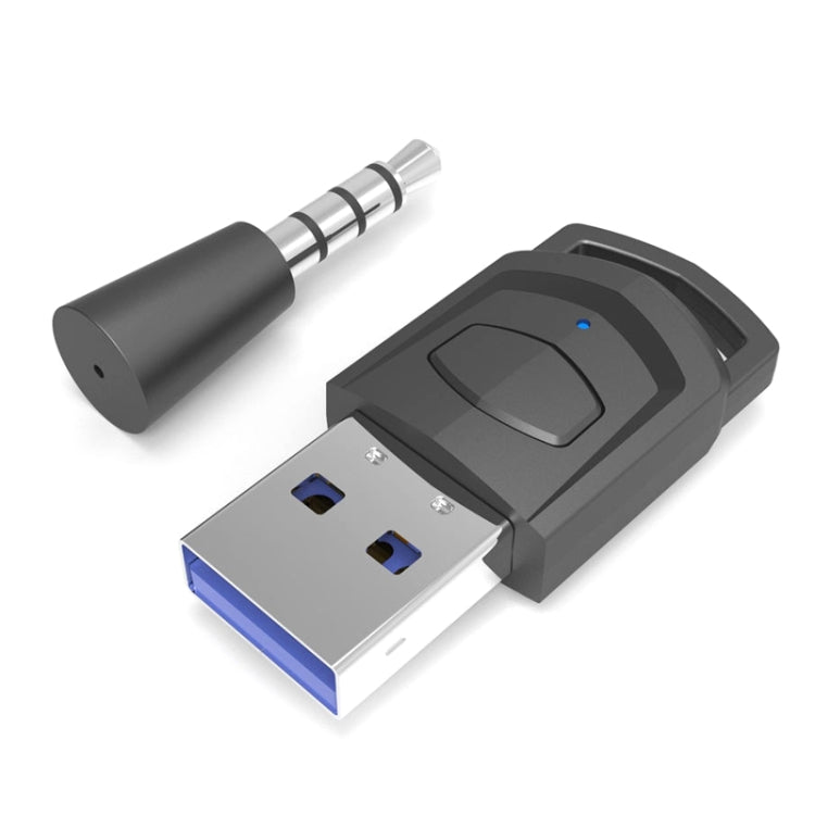 For PS4 / PS5 / PC HS-PS5101 Bluetooth 5.0 Adapter Audio Receiver Wireless Headset Transmitter(Black) - Audio Receiver Transmitter by PMC TechLife | Online Shopping South Africa | PMC TechLife