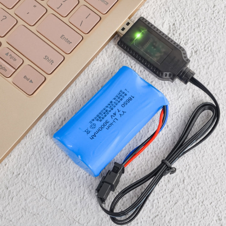 7.4V Smart Chip Protection USB Plug Lithium Battery Charging Cable(SM-3P) - Charger by PMC TechLife | Online Shopping South Africa | PMC TechLife | Buy Now Pay Later Mobicred