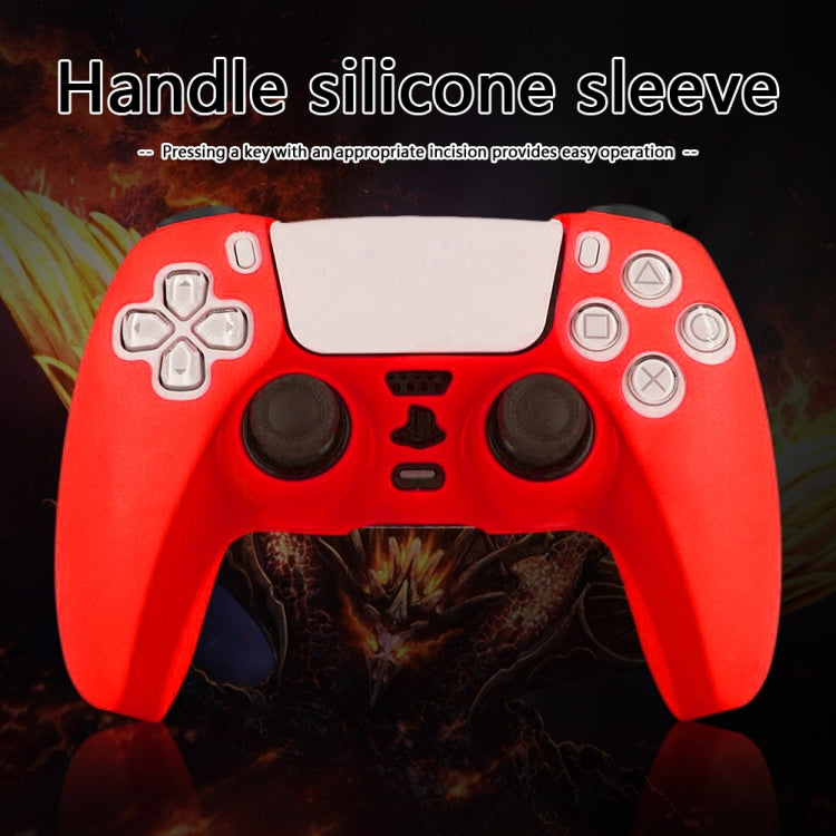 For PS5 Controller Silicone Case Protective Cover, Product color: Camouflage Blue - Cases by PMC TechLife | Online Shopping South Africa | PMC TechLife