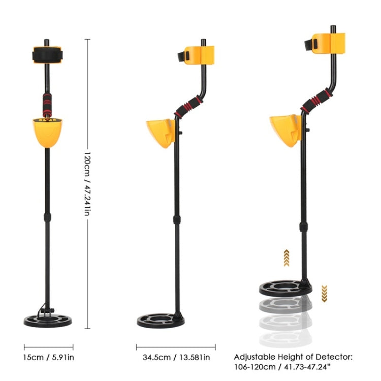 MD9020C High Sensitivity LCD Display Metal Detector - free shipping - PMC TechLife - Order now!