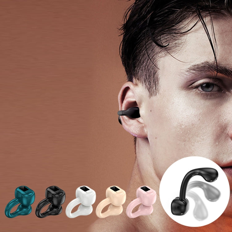 M10 IPX5 Waterproof Ear Clip Bluetooth Earphones, Style: Single Green - Bluetooth Earphone by PMC Jewellery | Online Shopping South Africa | PMC Jewellery