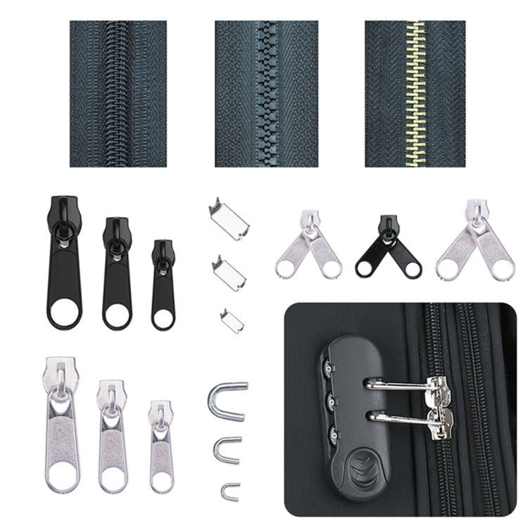 194pcs Zinc Alloy Painted Nylon Zipper Puller Set For Clothing Tent Install - DIY Apparel Sewing by PMC Jewellery | Online Shopping South Africa | PMC Jewellery