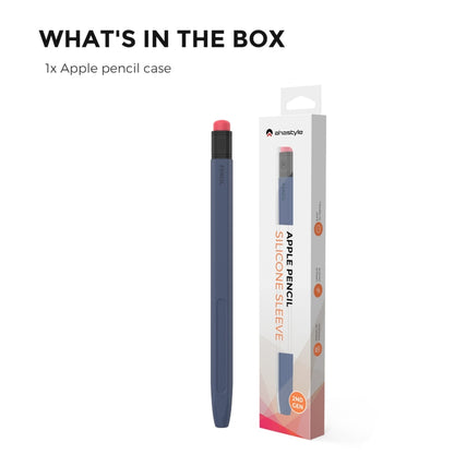 For Apple Pencil 2 AhaStyle PT180-2 Silicone Protective Case Anti-Slip And Anti-Drop Capacitive Pen Case(Midnight Blue) - Pencil Accessories by AhaStyle | Online Shopping South Africa | PMC Jewellery