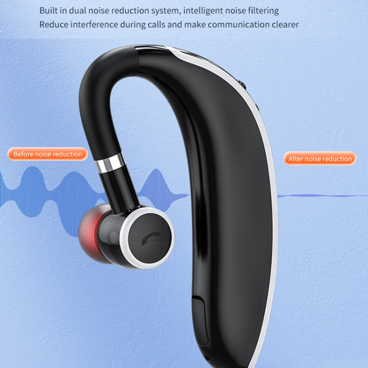 GL20 Digital Single-ear Rotating Universal Bluetooth Earphone(Black White) - Bluetooth Earphone by PMC TechLife | Online Shopping South Africa | PMC TechLife