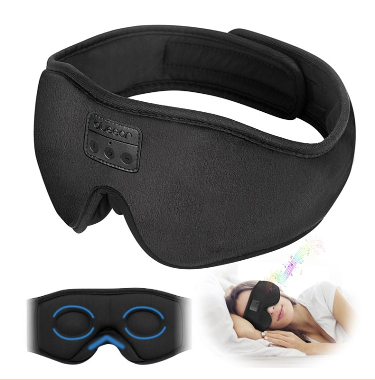 EM4 Bluetooth 5.2 Eye Mask Wireless Headphone Eye Protection for Sleep Office Lunch Break(Black) - Eye Masks by PMC Jewellery | Online Shopping South Africa | PMC Jewellery