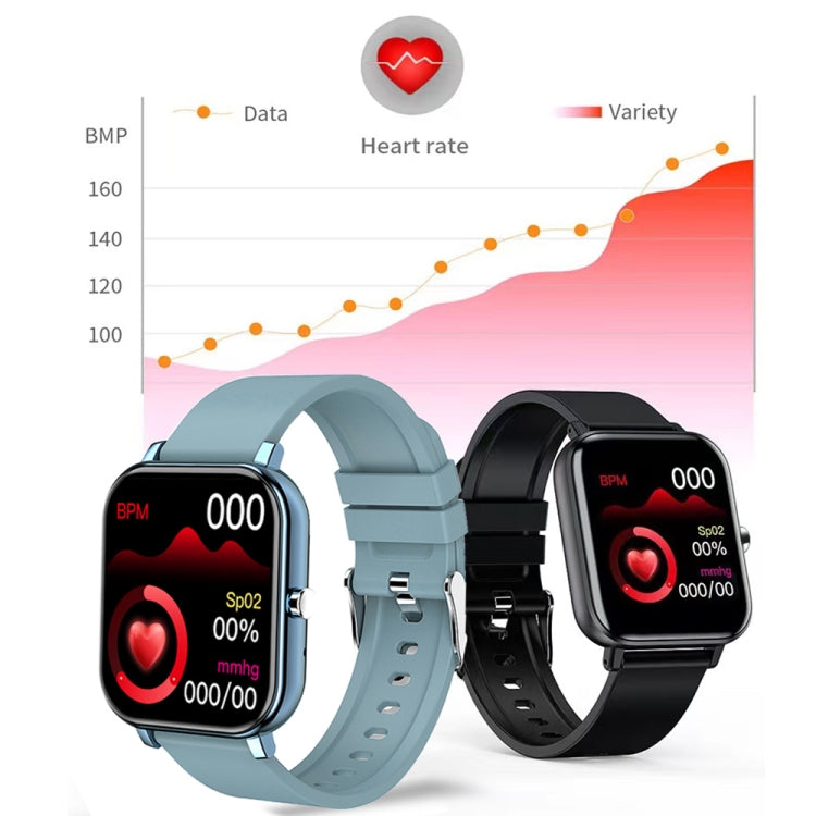 H10 1.69 inch Screen Bluetooth Call Smart Watch, Support Heart Rate/Blood Pressure/Sleep Monitoring, Color: Silver Net+Silicone - Smart Wear by PMC Jewellery | Online Shopping South Africa | PMC Jewellery